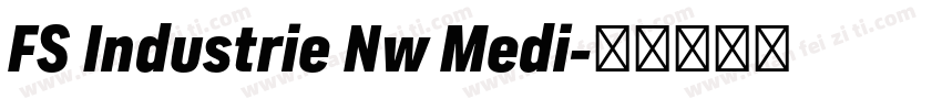 FS Industrie Nw Medi字体转换